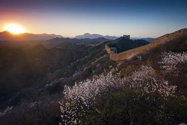 Sunset at Miyun Reservoir