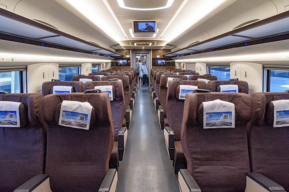 First class · 2+2, wider seats