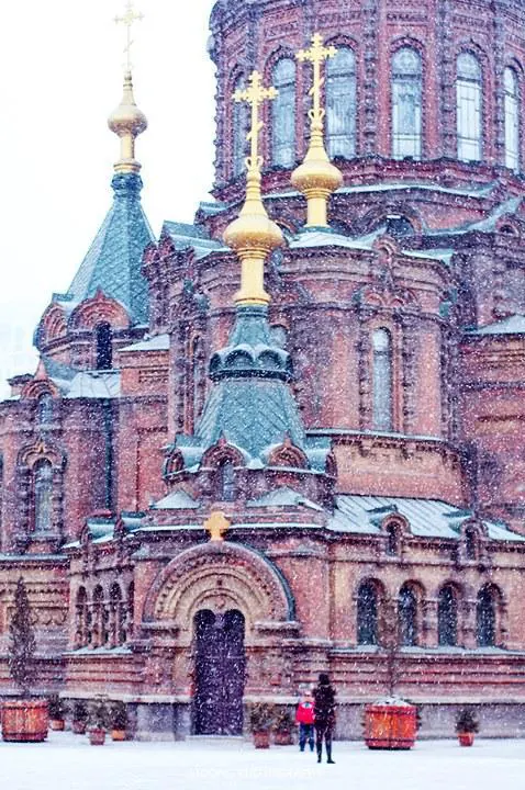 St. Sophia Cathedral in the snow