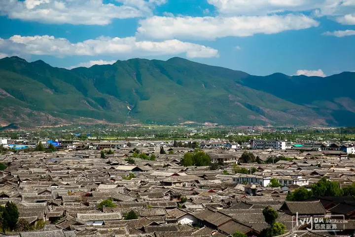 A sea of grey rooftops seen from Lion Hill