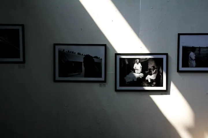 Prints on a white wall: the festival turns the whole old town into gallery space