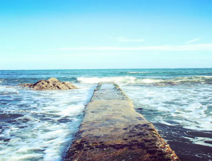 泡一次海水浴场