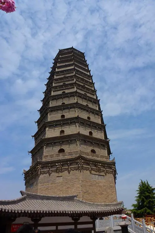 The Giant Wild Goose Pagoda, built to house Xuanzang's scriptures