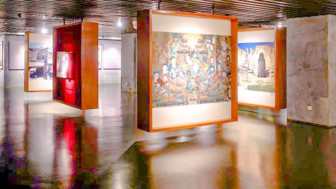 Inside the Dazu Rock Carvings Museum