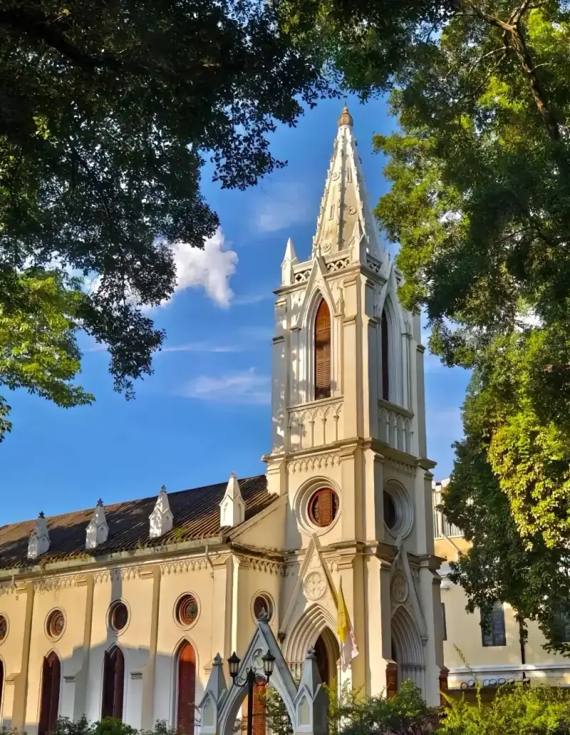 The Sacred Heart Cathedral in the old city
