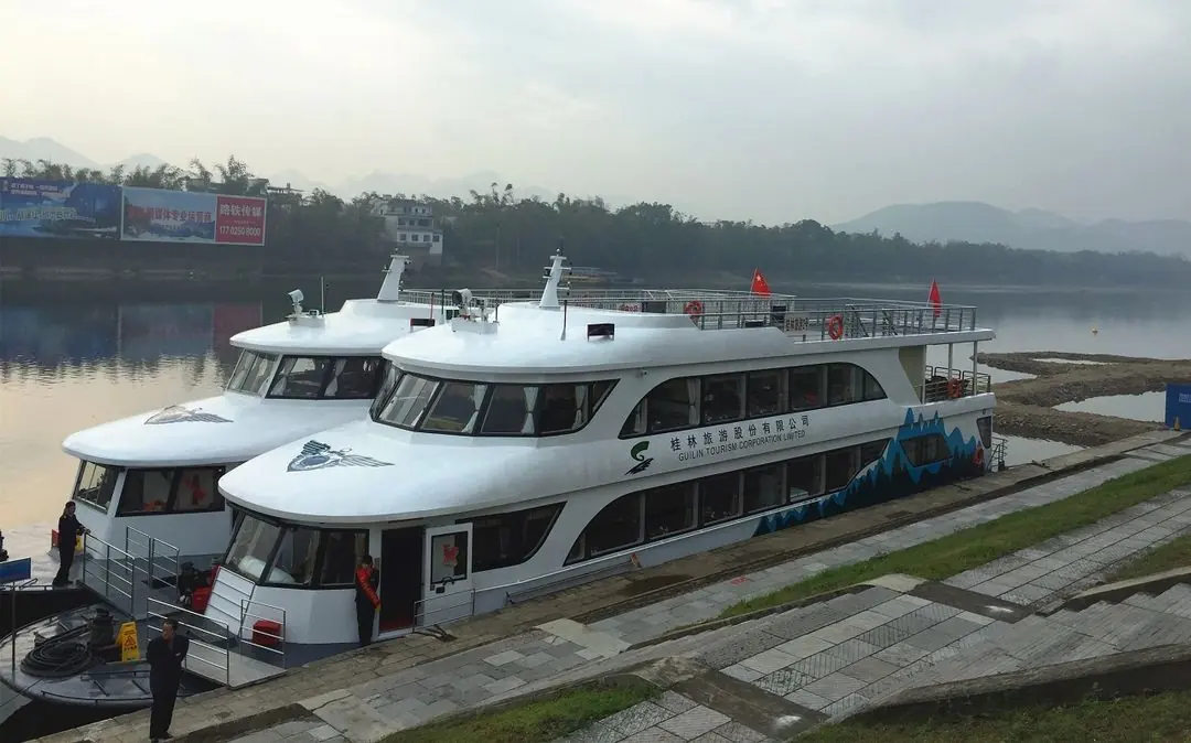 Boats at the Mopanshan pier