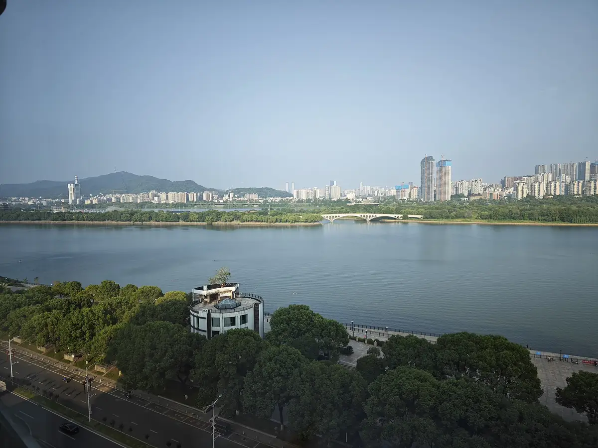 Orange Isle in the Xiang River, seen from the west bank