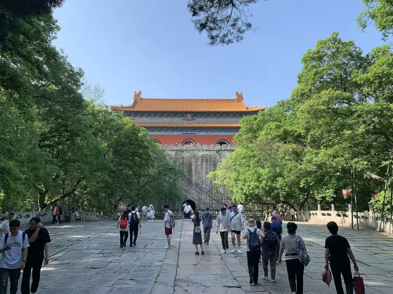 The main gate of the Ming Xiaoling tomb