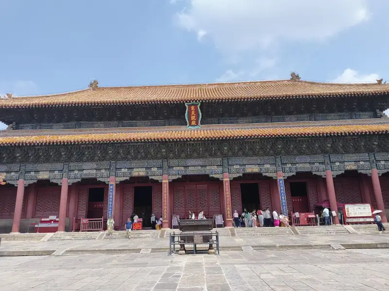 Tiankuang Hall, the main hall of the Dai Temple