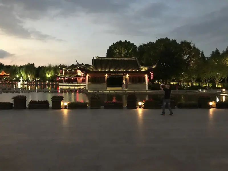 The canal and pavilions of Xitang