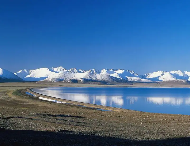 The water under the Qilian snow line